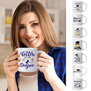 Tassen 350 ml Keramik Kaffeetasse Kreative Arzt Hut Becher Lustige Glückwünsche Tee Frauen Neuheit Für Ihr College