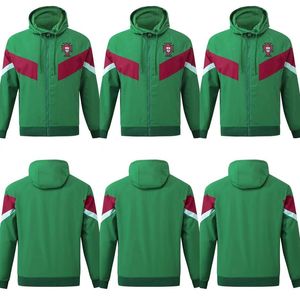 2024 2025 Jaqueta de futebol de Kit de futebol do Soccer Tracksuit Kit de Portugals 24 25 Treinamento de Portugal Treinamento de corrida sobrevivência