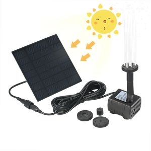 Accessories Solar Powered Water Pump DC 10V 170L/H aquarium filter Brushless Motor Submersible Water Pump