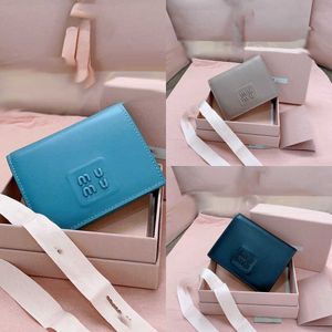 matelasse leather wallet Flap Closure Metal lettering Designer Woman Zipper Space Wallets Credit Card Slots Luxury Mimu Purse 240115