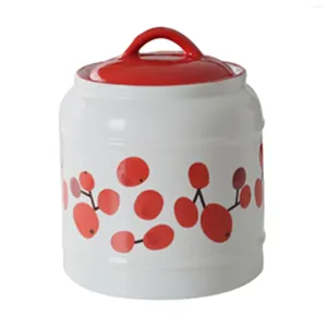 Garrafas de armazenamento Canisters de cozinha 2,5L Multifunções Cerâmica Frasco de Alimentos Café e Recipientes de Açúcar para Lanche Pet Tratar Farinha Tempero