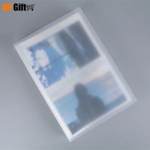 Album Transparency Foto Album PP Cover 80 Sheets Insigned 3R 4D Photos Collection 6 Inch Pocket Foto Surface Home Decor