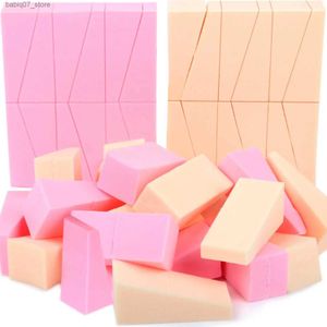 Sponges Applicators Cotton 24 pieces of cosmetic sponge applique wedge-shaped triangular for facial basic concealer powder mixed with olfactory puff Q240325