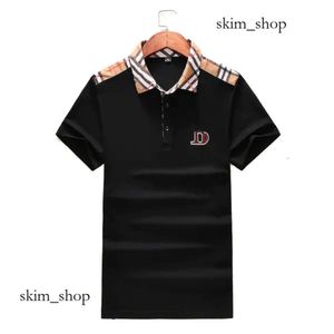 Herren Polos Marke 2022 Hemd Klassische T-shirt Männer Designer T-shirts Stickerei Kurzarm Sommer Revers Streifen Einfarbig Brust Brief Frauen 311