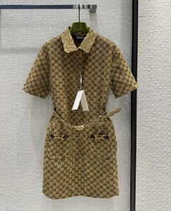 24女性用フラワードレスレトロスタイルのデザインレトロと汎用性のあるドレス323