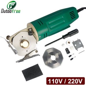 ZAGEN 110V/220V電気布ナイフファブリック切削工具革張り布エレクトリックカッターハインブレードパワーツールカッティングソー170W