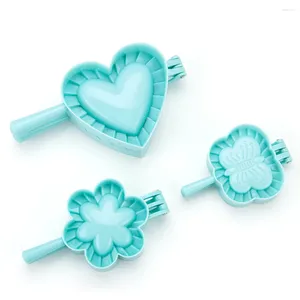 Baking Tools 3 Model Kitchen Dumpling Mold Heart Butterfly Flower Shape Dumplings Making Dough Press Pie Ravioli