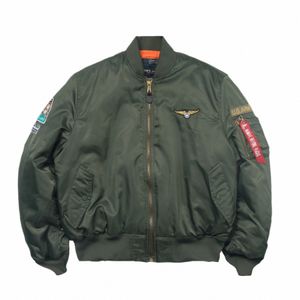 dafeili vintage mäns casual vattentäta flygare jackor vinter fi tjock kappa militär taktisk outwear t2zv#