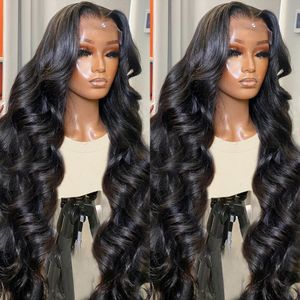 250% Transparent HD Body Wave 5x5 Glueless Ready To Go Wear 30 40 Inches 13x6 Lace Front Human Hair Wigs 13x4 Lace Frontal Wig