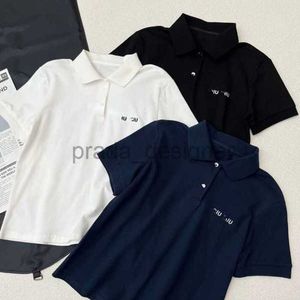 Hochwertiges Damen-T-Shirt, frühes Frühjahr, neues Miui, hochwertiges, schlichtes, elegantes, altersreduzierendes Mädchen-Stil, vielseitiges und modisches Polo-T-Shirt für Damen