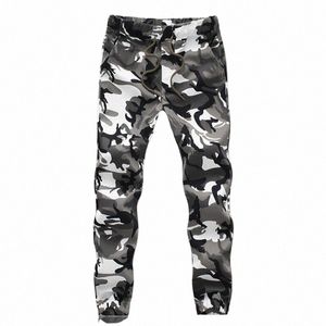 Camoue Military Jogger Pants Men 2024 Pure Cott Mens Spring Autumn Pencil Harem Pant Men bekväma byxor Camo Joggers C9ZR#