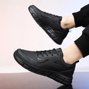 Shoes 29 Mens Hiking Walking Non-slip PU Leather Sneakers Waterproof Wear-resistant Lace Up Breathable for Spring Autumn 13892