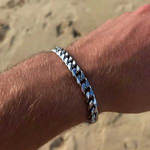 Chain Mens Bracelet Mens Stainless Steel Cuban Chain Bracelet Mens Bracelet Accessories 3/5/7MM Jewelry 24325