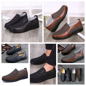 Sapatos GAI tênis casual sapato masculino único negócio dedo do pé redondo sapatos casuais sola macia chinelo plano masculino clássico conforto sapato tamanhos macios EUR 38-50