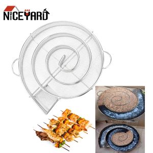 Grills NICEYARD Hot Cold Smoke Generator Neuer Smoker Lachs Speck Fisch Barbecue Grill Edelstahl BBQ Tools