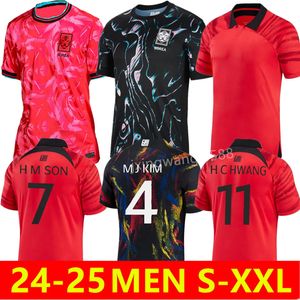 2024 Korea Południowa koszulki piłkarskie Koreańskie koszulki piłkarskie 22 24 Son Heung Min Jea Kim Hee Chan Hwang Ui Jo Kang w Lee Cho Kyu Seong Jersey