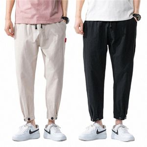 Nya FI Korean Style Pants Men's Solid Color Casu