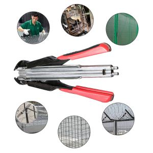 Accessories Hog Ring Plier Tool Fastening Clamp Installation Poultry Cage Plier 600/2500 Pcs Nail Chicken Mesh Cage Wire Fencing Caged clamp