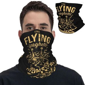 Lenços O Monstro Espaguete Voador Bandana Pescoço Gaiter Monsterismo Pastafarianismo FSM Máscara Lenço Headwear À Prova de Vento