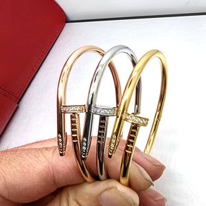 designer inspire bracelet Womens Silver Bracelet Nail Bracelet Designer Bracelet Womens Luxury Jewelry Fashion Bracelet Gold Plated Craft Non Allergic Party Gift