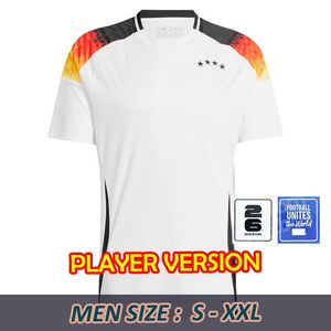 2024 Euro Cup Tyskland Soccer Jerseys Hummels Gnabry 24 25 Kroos Werner Draxler Reus Muller Gotze Men Football Shirts Kids Kits Fans Player Version Home Away 4746