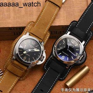 Designer Panerass Watch Mens 2024 High Quality Mens Designer Strap Retro Thick Genuine Leather Band Men Wrist for 20mm 22mm 24mm 26mm Brown Black with Mat a Oa0h