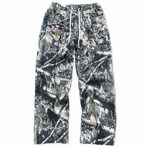 NOWOŚĆ FI LEAF Camoue Functital Style Streetwear Vintage Clothing Casualne spodnie spodnie Spodnie dla mężczyzn A1er#