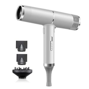 Snabbt torrtorkare Ionic Salon Professional High Speed ​​Blow Dryer för lockigt hår Frizz Control Compact Blowdryer 240313