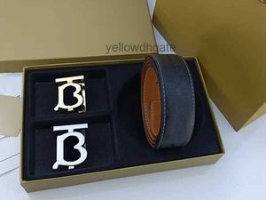 Belts for jeans Luxury Design Men Two-color embossing for double-sided use Combination 3.8cm Box size 105-125CM