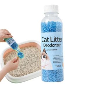 ハウスブレイク300g子猫のトイレの掃除用品猫のごみ消臭剤ビーズアーティファクトペットの臭気活性炭