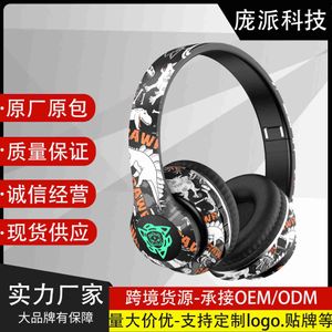 Hörlurar hörlurar privat modell p35 pethuden china chic graffiti trådlös headset sportmusik h240326