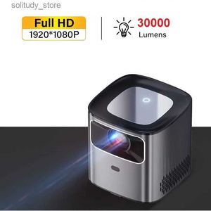 Other Projector Accessories P3 LED projector active Android 9.0 laser native 3W lumens 1280 * 720P 5G Wifi mobile beam smart TV video cinema Q240322