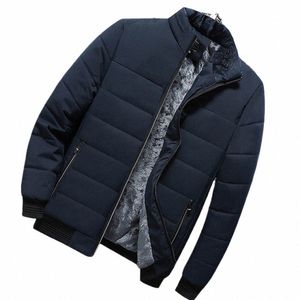 Treesolo Men's Fi Clothing Stand Collar Keep Warm Coats Cottded Jacket Puffer Jacket