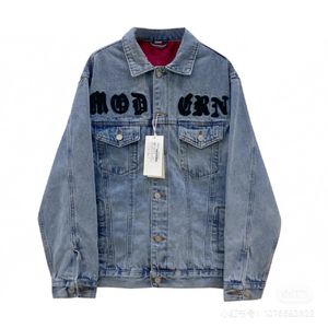 Mens Womens Luxurys 디자이너 Denim Jackets 남자의 캐주얼 겨울 코트 브랜드 패션 럭스 맨 재킷 스타일리스트 아웃복 의류 최고 품질 A06