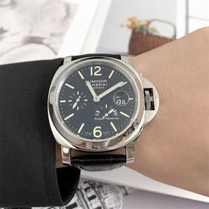 Paneraiss Pacersable Watches Swiss Swiss Watch Sneak Series Dynamic Calendar Автоматическое механическое мужское PAM0009095 Новое