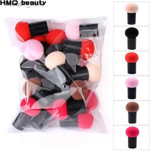 Sponges Applicators Cotton Wholesale cosmetics puff painting cute mushroom shaped head makeup base sponge concealer smooth dry beauty tools Q240325