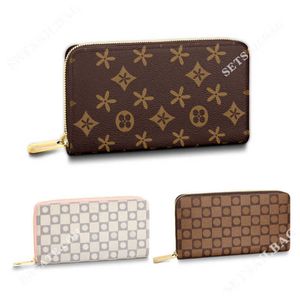 Wallets Coin purse card holder Womens Mens Purse Leather Designer wallet zipper flower M42616 Clemenc Embossed wallets Luxury business key