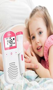 Doppler fetale 25M Rilevatore di frequenza cardiaca prenatale per bambini Sonar domestico Stetoscopio Doppler Donne incinte Doppler Monitor fetale1392923