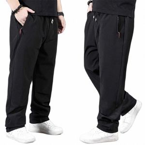 Comodi pantaloni larghi larghi da uomo Hip Hip Fi Plus Size Vestiti Pantaloni da jogging dritti Pantaloni streetwear Pantaloni Harem L8n0 #