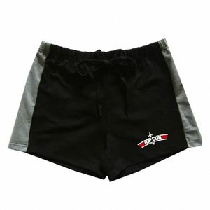 Calças de praia masculinas Ginásio Fitn Musculação Shorts Workout Jump Rope Sports Shorts de secagem rápida 97ys #