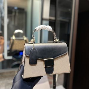 Kadın Tote Çanta Tasarımı Deri Çiçek Baskı Logosu Tutucu Çantalar Klasik Lüks Crossbody Omuz Çantaları Açık ve Yakın Moda Cüzdan