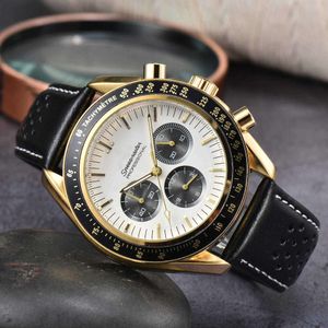 2022 Men's Six Needle High Quality Timing Quartz Oujia Watch