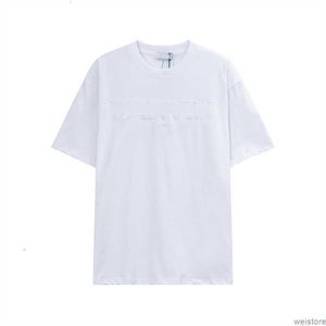 2024 Summer Men's T-shirts Lanvins Designer Short Sleeve Crewneck Tees Fashion Casual Mens and Women's Premium Cotton Quick Dry Sports T Shirts 1e34