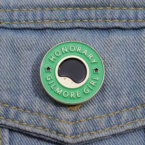 GILMORE GIRLS Enamel Pins Custom Round HONORARY Medal Brooches Lapel Badges Cartoon Punk Jewelry Gift for Friends