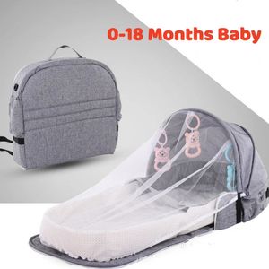 Portable Baby Infant Mosquito Nets Tent Mattress Bed Cover Travel Foldable Crib Baby Infant Travel Baby Mosquito Nets Baby Crib 240311