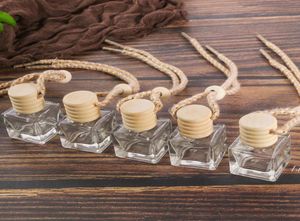 Perfumaty samochodowe butelka wislarza z Perfumą Perfumę Ozdoba powietrza Odświeżacz powietrza do olejków eterycznych Dyfuzor Zapach Pusta szklana butelka 10 ml DWB6312124138