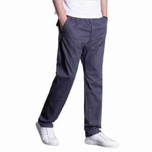 Spring Men Spodnie Cargo Plus Rozmiar 6xl Safari Style Pockets Cott Cool Pants Out Door Elastyczność luźna wielka rozmiar Armia zielony h3rc#