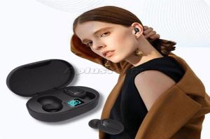 E6S TWS Bluetooth Słuchawki bezprzewodowe dla Xiaomi Redmi Hałas Anulujące słuchawki z słuchawkami rękami mikrofonowymi z detalicznym 4513674