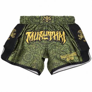 W14 Match Muay Thai Pants Fighting Shorts Fitn Sanda trening bokserski SANDA 34K3#