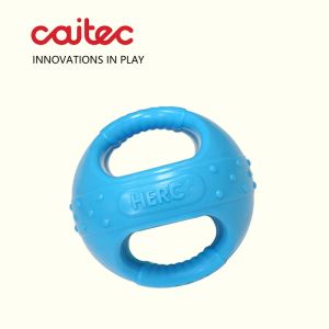 Leksaker Caitec Dog Toys hanterar boll med squeaker flytande fjädrande bra för att kasta jagning som är lämplig för interaktiv